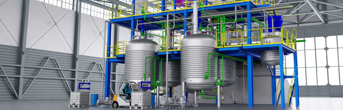 unsaturated polyester resin production line