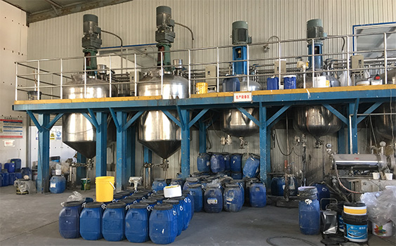 high-efficiency, automated acrylic resin production line panoramic view of equipment for acrylic resin production line turnkey project