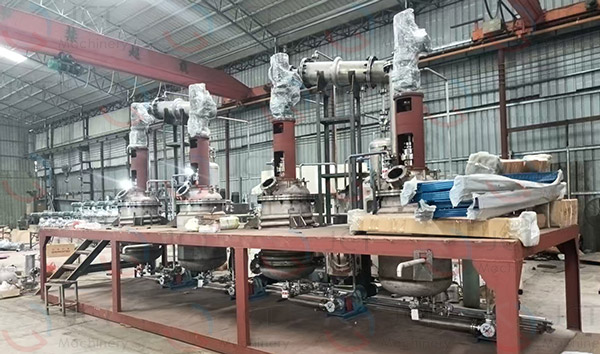 professional resin reactor manufacturer - offering turnkey projects for complete production lines on-site photo of turnkey projects for complete resin reactor equipment and production lines