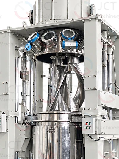 dental resin vertical kneader manufactured by JCT Machinery JCT industrial-scale dental resin vertical kneader